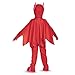 Disguise Owlette Costume, Official PJ Masks Glow Costume Jumpsuit and Mask, Toddler Size Medium (3T-4T)