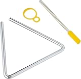 Fuzeau - Triangle En M&eacute;tal &Oslash; 13 Cm Avec Batte Et Maneton - Percussion Cristalline...