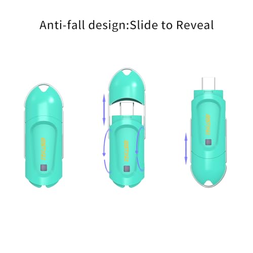 Clé USB C 128 Go Flex C pivotante lot de 2 clés vert pour ordinateur - 2