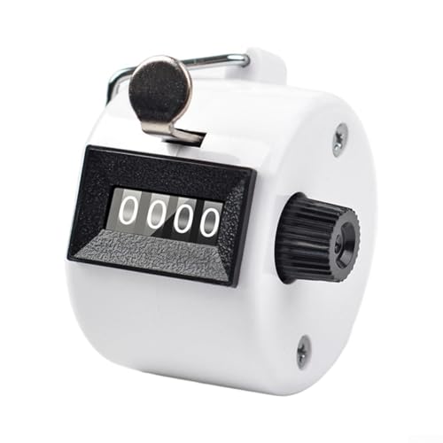 Dispositivo eficiente de conteo manual para una gestión confiable de multitudes en espacios públicos y minoristas (blanco)