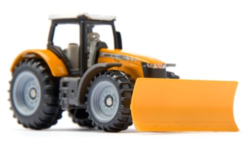 Tractor Massey Ferguson con pala de nieve a escala miniatura 3