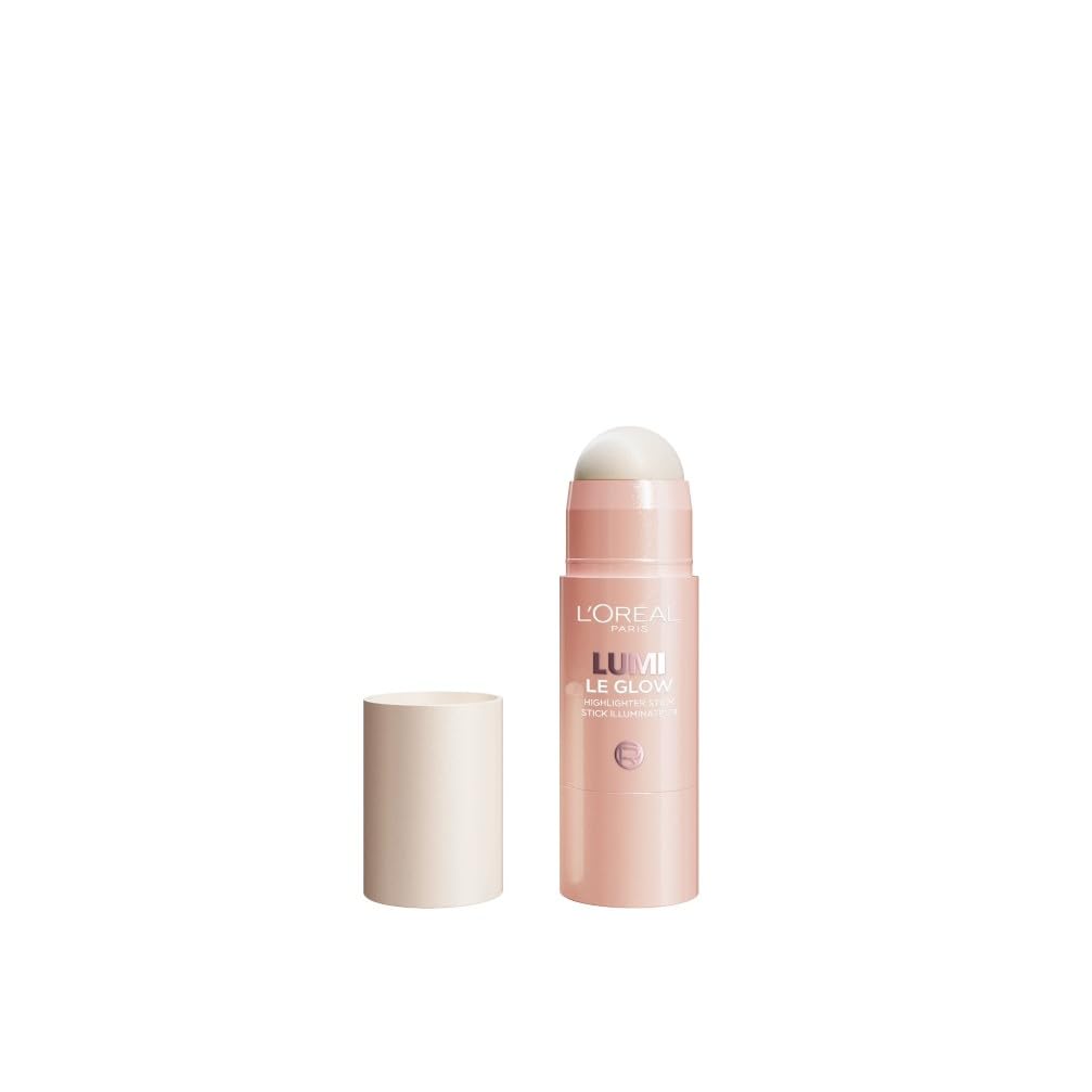 L'Oréal Paris Stick Illuminante Multi-Uso, Per Viso e Corpo, Pelle Luminosa e Radiosa, Effetto Glow Intenso e Istantaneo, Finish che Riflette la Luce, Lumi Glass, Tonalità: 610 Pearl Eclat, 5 gr