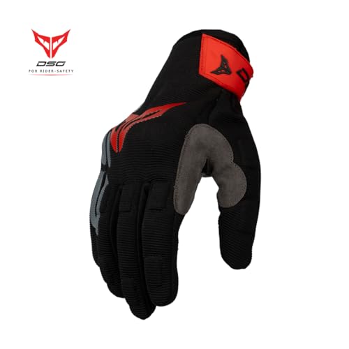 Image of DSG Alpha Air Glove-Black Red-(Size-S)