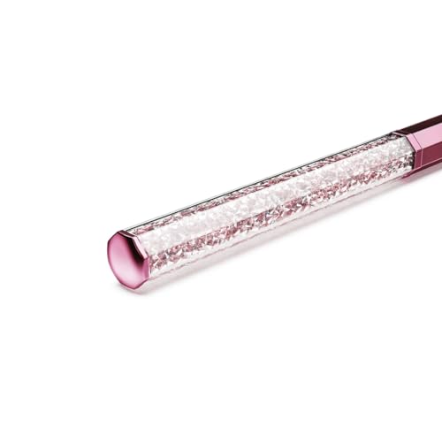 Swarovski Crystalline Ballpoint Pen, Pink Lacquered Barrel with Eight Crystal Facets and More Than 400 Clear Crystals - Image 4