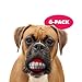 HAWWWY Funny Dog Teeth Ball for Dogs, Fun Pet Toy with Human Smile Design and Squeaker, Nontoxic for Puppy Small Medium Or Large Doggies Tooth Chew Toy, Squeaky Dog Ball Smiling Dog Ball