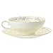 Noritake T58043A/4620 Tea Cup & Saucer 180cc Gene Frere Microwave Safe Bone China