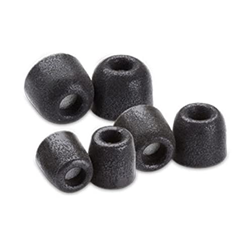 Image of Comply Tx-400 Isolation Plus Earphone Tips (Black, 3 Pairs, S /M /L)