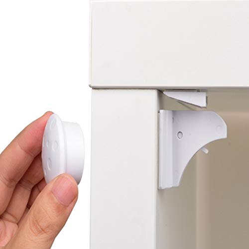 Magnetic Child Safety Cabinet Locks - 20 Lock + 3 Key for Ba