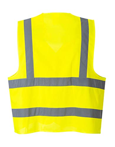Image of Portwest Hi-Vis FR Treated Vest Viz Reflective Work Safety Gilet Utility Visability ANSI 2