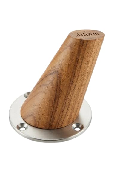 ADISON Sofa Leg Wooden Finish 3 Inch | Superior Teak Wood Finish Furniture Leg with Metal Base | Heavy Duty Wooden Sofa Feet for Sofa, Bed, Cabinet & Furniture | Pack of 1-image-8