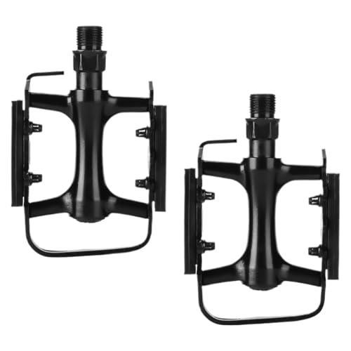 Humkopnl Pedales planos – 2 pedales de aleación de aluminio para bicicleta eléctrica – Accesorios de ciclismo, placa ligera antideslizante, clavijas de pie de 9/16 pulgadas, tacos BMX para hombres y
