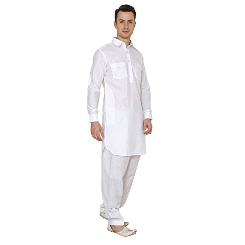 Image of Royal Kurta Men's Cotton Pathani Suit