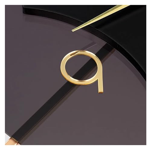 Horloge d'art 3D silencieuse haut de gamme design double couche