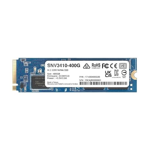 【訳有・2枚】Synology SNV3400-400G NVMe （2280） Amazon.co.jp: 【SynologyNAS キャッシュ用 NVMe SSD】Synology