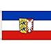 Produktbild AZ FLAG - Flagge Schleswig-Holstein - 90x60 cm - Schleswig-Holstein Fahne 100% Polyester mit Messing-Ösen - 50g
