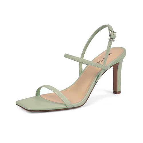 Image of Modatope Womens Sandals Open Toe Strappy Sandals Ankle Strap High Heel Sandals for Women