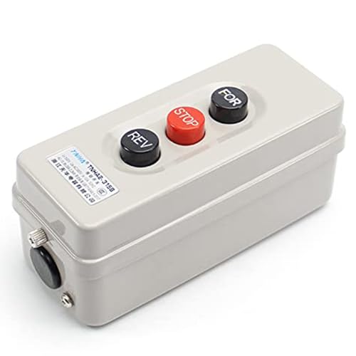 Self Locking Forward Stop Reverse Pushbutton Push Button Station 15A 2.2KW,Aicosineg