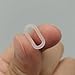 Industrial Seal O-Ring, 100pcs 6.5x8.5x1mm White Silicone Sealing O-rings, ID .5mm, OD 8., CS 1mm(8x10x1mm(100pcs))