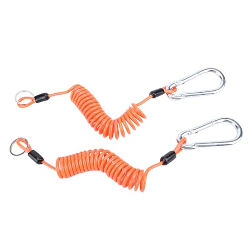 Gedourain Cable de Remolque Separable, Resorte de Acero Inoxidable Resistente para Desconexión de Emergencia, Cable de Remolque RV de 6 Pies para Campistas de Barcos