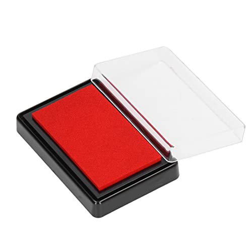 Print Pad, Baby Footprint Ink Pad Meaningful with Paper for Pets (Red Ink)