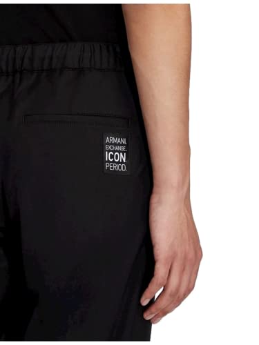 Armani Exchange Men's Icon Patch Logo Jogger-Style Trouser Pants3