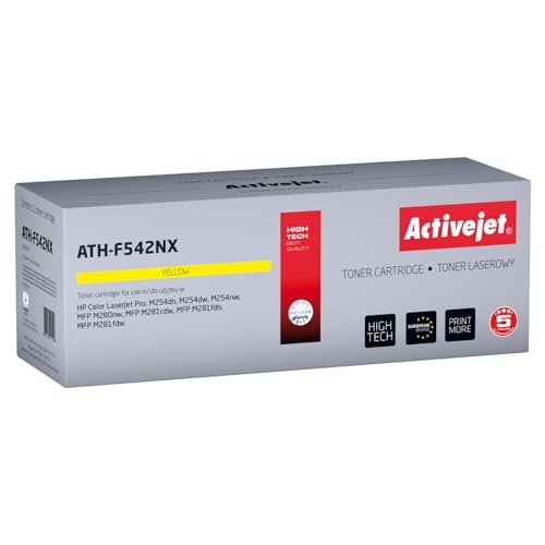 TONER ACTIVEJET ATH-F542NX REEMPLAZO PARA HP 540 CF542X SUPREME 2500 PAG AMARILLO