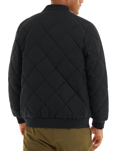MAGNIVIT Men's Bomber Jacket Winter Fall Quilted Puffer Jacket Warm Padded Coats4
