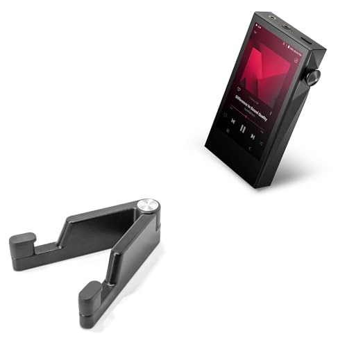 BoxWave Stand and Mount Compatible with Astell & Kern A&Ultima SP3000M - Desktop Aluminum SoloStand, Adjustable Hands-Free Portable with Rubber Feet - Jet Black
