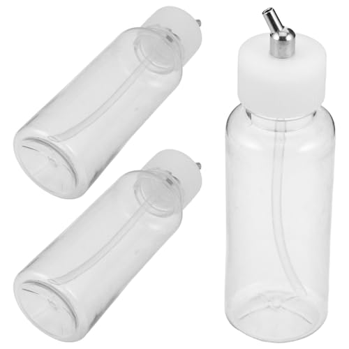 Botellas para aerógrafo de 80cc con succión por sifón para pintura fluida sin obstrucciones
