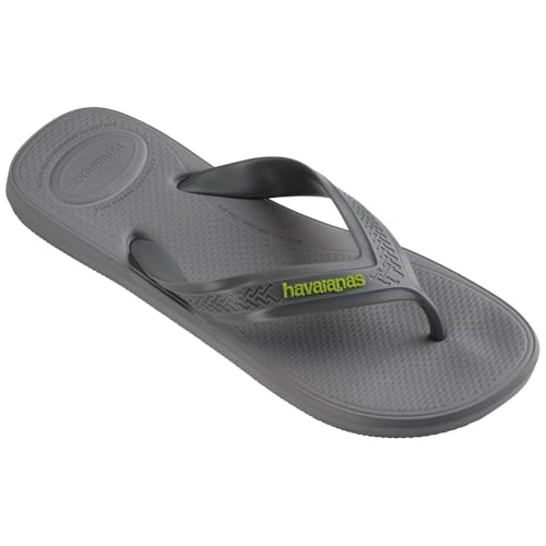 Havaianas for Men - Top Max Comfort Flip Flops, Steel Gray, 13