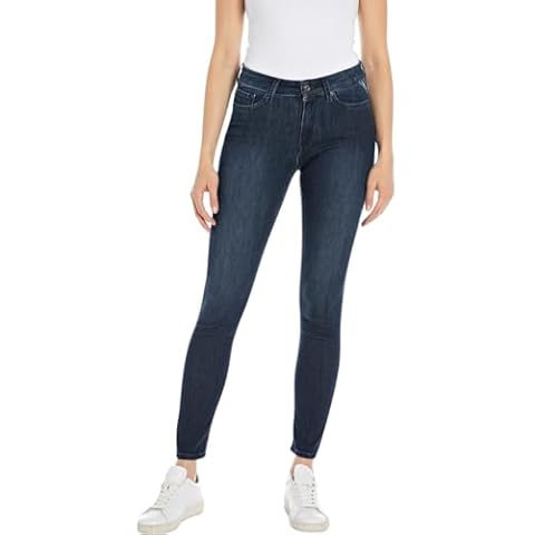Replay Women's Dark Blue Power Stretch Jeans Cover