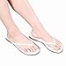 FITORY Women’s Flip Flops, Fashion Casual Thong Walking Slide with Vegan Leather, Comfortable Summer Beach Flat Sandals for 2026 Indoor and Outdoor White Size 10