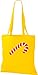Produktbild Shirtstown Stoffbeutel, Zuckerstange Candy Cane Weihnachten Christmas Winter Schnee Tiere Tier Natur, Tasche Beutel Shopper, gelb