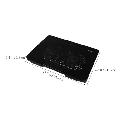 Base refrigerante USB para laptop DOITOOL negra miniatura 2