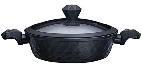 KARACA Bio Diamond Non-Stick Antibacterial Handles Induction Casserole Pot, 5 lt 11 lbs 11.8" 30 cm, Cooking Pot, Non Stick Pot, Soup Pot, Induction Safe