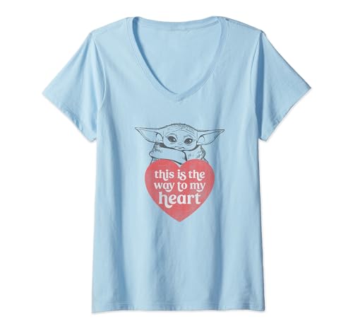 T-shirt Grogu Saint-Valentin : le cadeau geek idéal pour femme fan de Star Wars