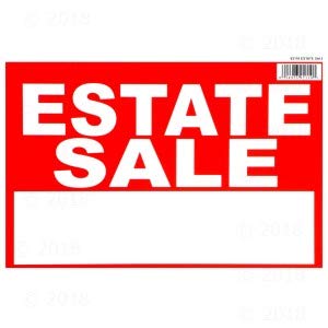HIGCOR8 x 12 Estate Sale Sign (12 pieces)