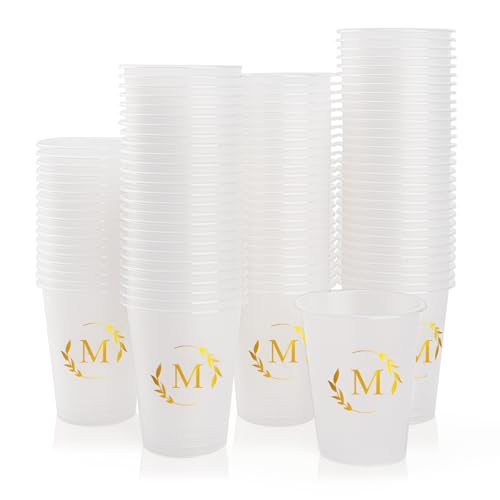Lingringdcy Monogrammed Cups Letter M
