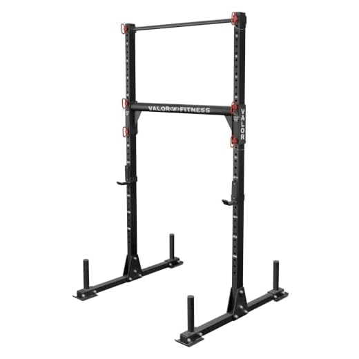 Valor Fitness BD-21 Yoke Rack with J-Hooks, Adjustable Crossbar and Pull Up Bar