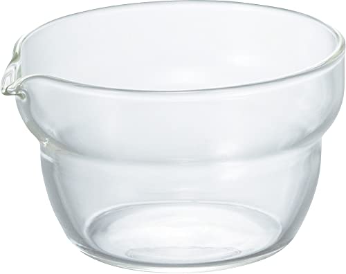 Image of HARIO KB-10-BK Single Mouth Bowl, Heat Resistant Glass, Made in Japan, 3.4 fl oz (100 ml)