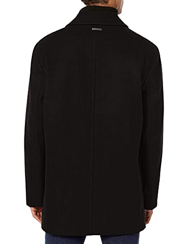 Andrew Marc Men's Burnett Melton Wool Pea Coat Jacket2