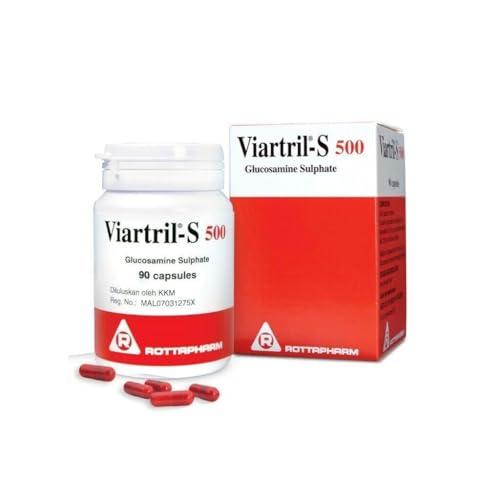 Productos Para Las Articulaciones, VIARTRIL-S - Cápsulas para dolor de articulaciones (500 MG, 90 cápsulas)