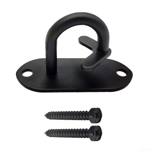 Anclaje de entrenamiento de montaje en pared para cuerdas de batalla, fabricado con acero Ti con tornillos de alta capacidad de carga (1 unidad)