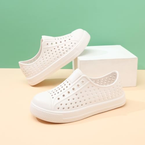 QLZ Toddler Kids Water Shoes for Boys Girls Garden Sandals Rubber Shoes Beach Sneakers, Slip-on Anti-Slip Lightweight Breathable Quick Dry Soft Flexible（Toddler/Little Kid/Big Kid）2