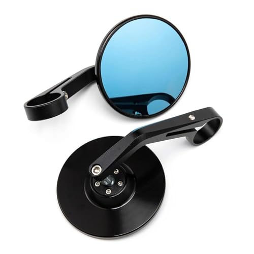 Espejos retrovisores de 22 mm negros para moto Suzuki SV650 y Gladius SFV650