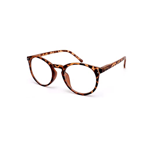 Vecien Lesebrille 1er-pack hochwertige Schildpatt Federscharniere Vintage Brillen für Damen und Herren (1.5 Dioptrien) Cover