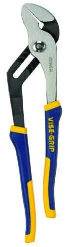 IRWIN Tools VISE-GRIP Plier, Groove Joint, Smooth Jaw, 12-Inch (4935323), Blue