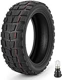 Pneu Roues Tubeless Avant Et Arrière avec Valve, 10x2.75-6.5 Tubeless Offroad pour Kukirin G2 Master Trotinette Électrique, Tout Terrain, 10 Pouces Pneu Sans Chambre a Air, Anti-Usure & Dérapant