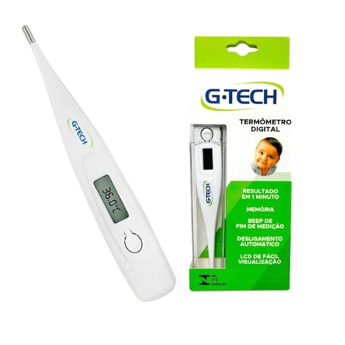 Termômetro Digital G-tech Bebê Adulto Enxoval Clínico Febre