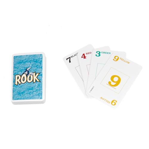 Hasbro Gaming Rook Card Game for Family & Kids, Multicolor